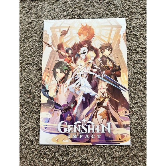 COPY - Genshin Impact Anime 8 Piece Poster Set - Picture 7 of 8